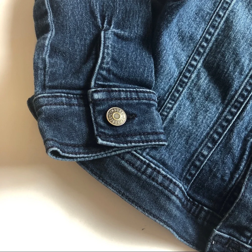 Gymboree denim button
